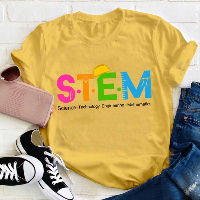 Science Technology Engineering Mathematics Teacher T-Shirt