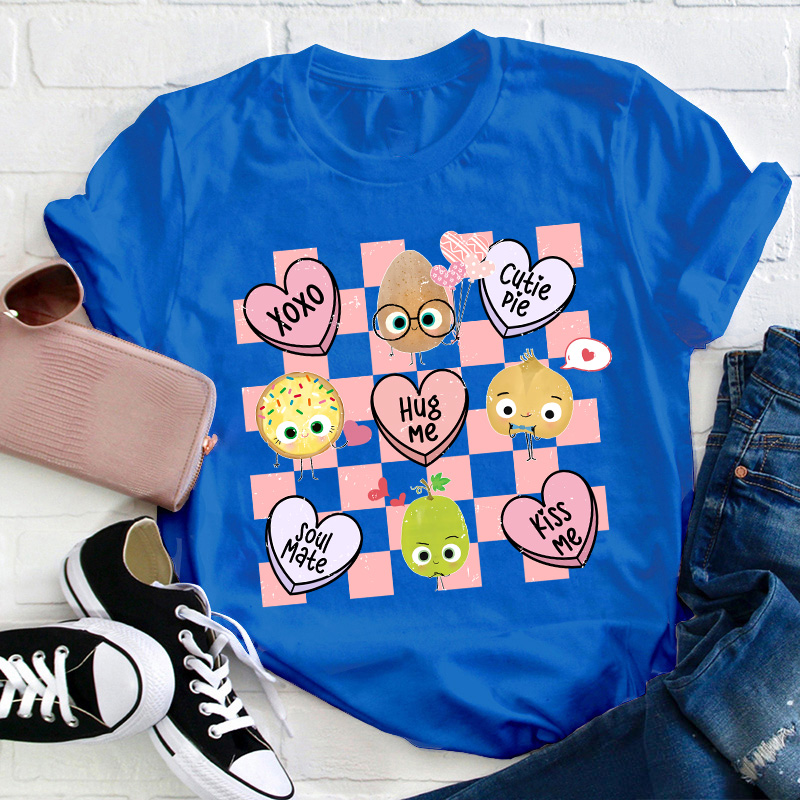 Xoxo Hug Me Kiss Me Teacher T-Shirt