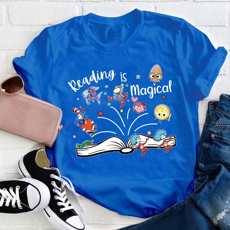 Reading Is Magical Teacher T-Shirt