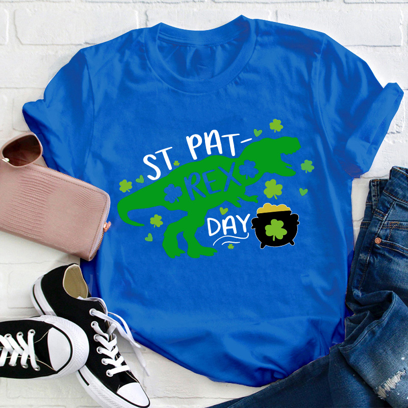 St Pat Rex Day Teacher T-Shirt