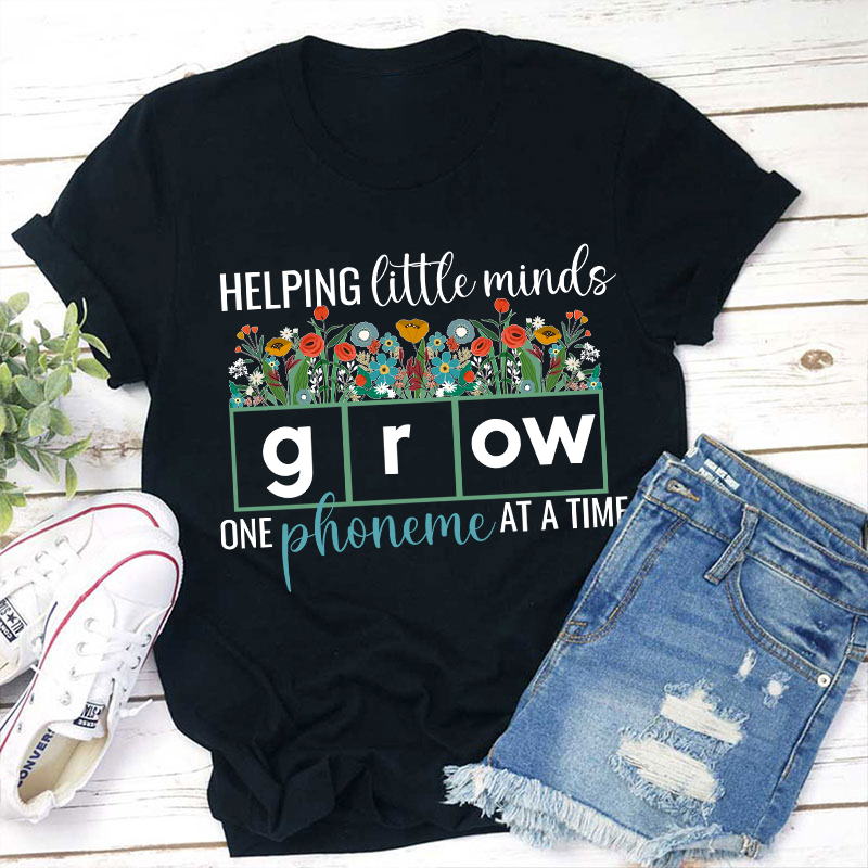 Help Little Minds Grow Teacher T-Shirt