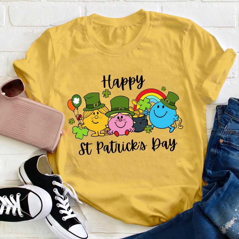 Happy Saint Patrick's Day Teacher T-Shirt
