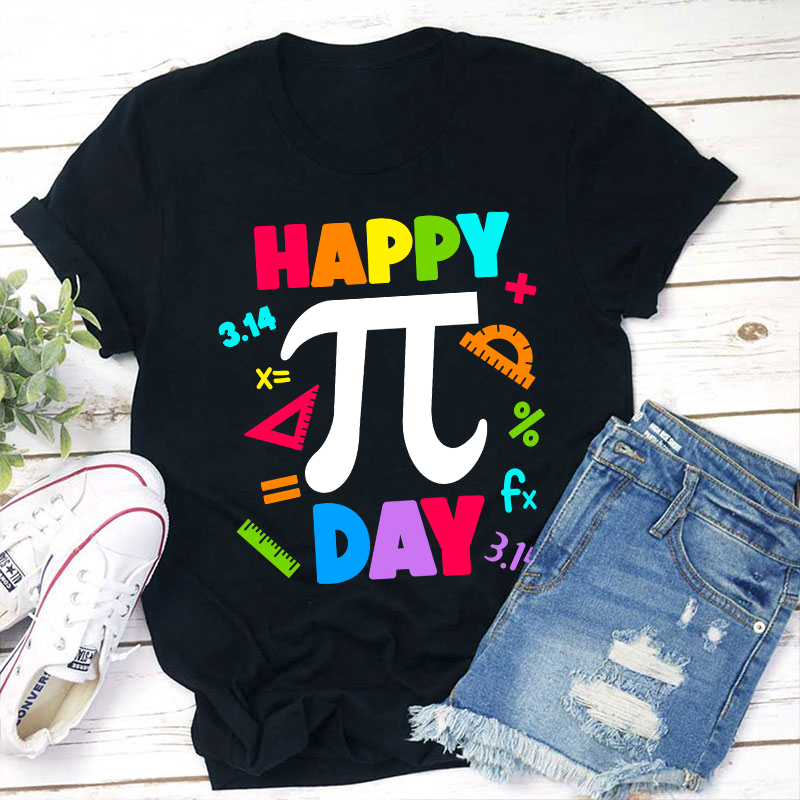 Happy Pi Day Teacher T-Shirt Sale-Teachersgram