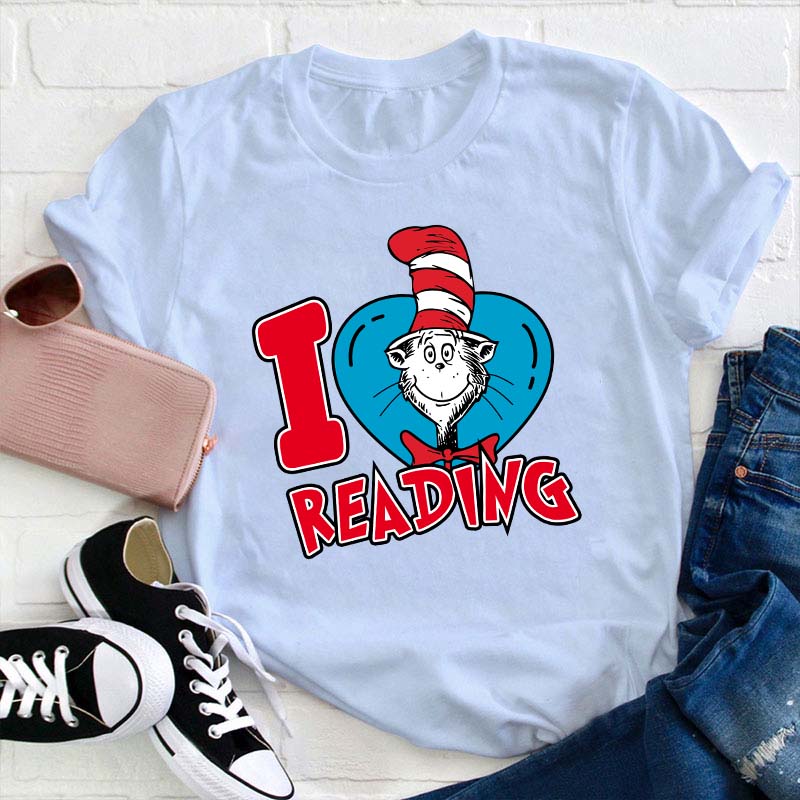 I Love Reading Teacher T-Shirt