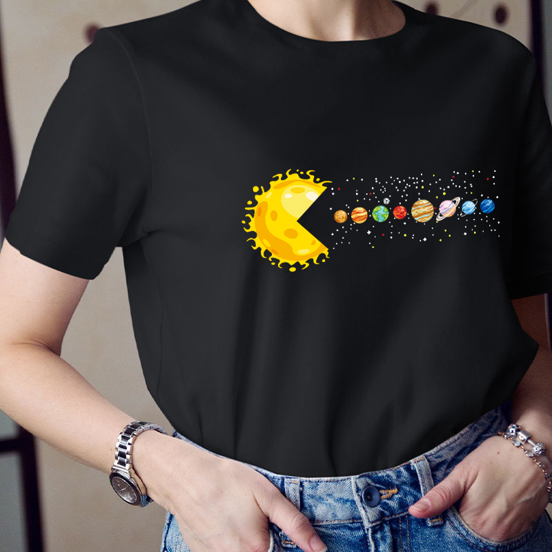 Planets Teacher T-Shirt