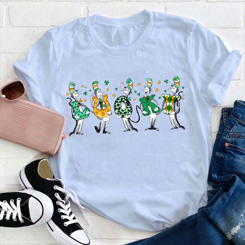 Lucky Happy St Patrick's Day Teacher T-Shirt
