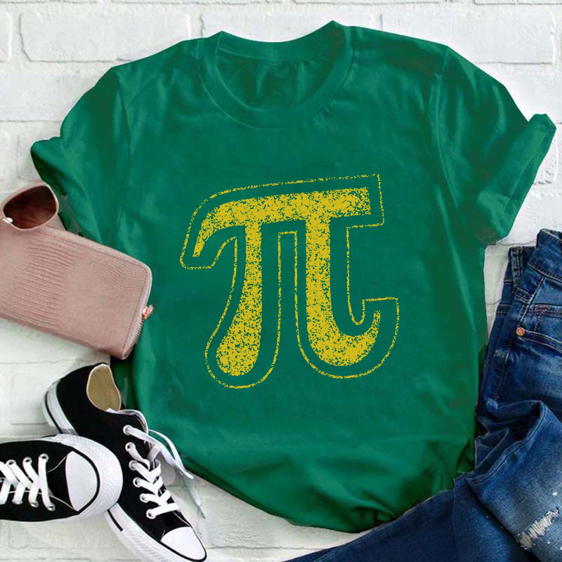 Pi Symbol Teacher T-Shirt