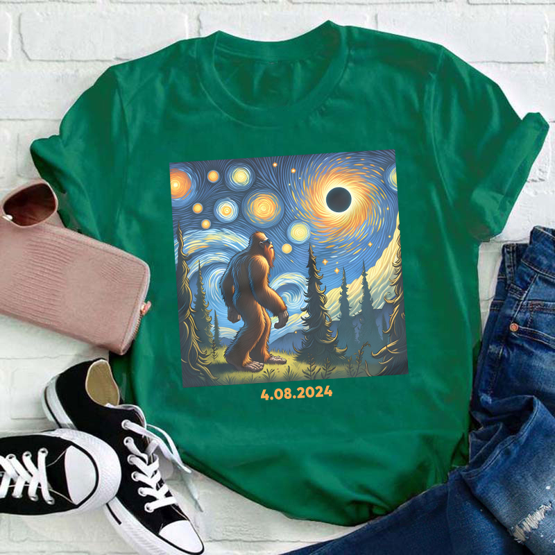 I Saw The Total Solar Eclipse Teacher T-Shirt