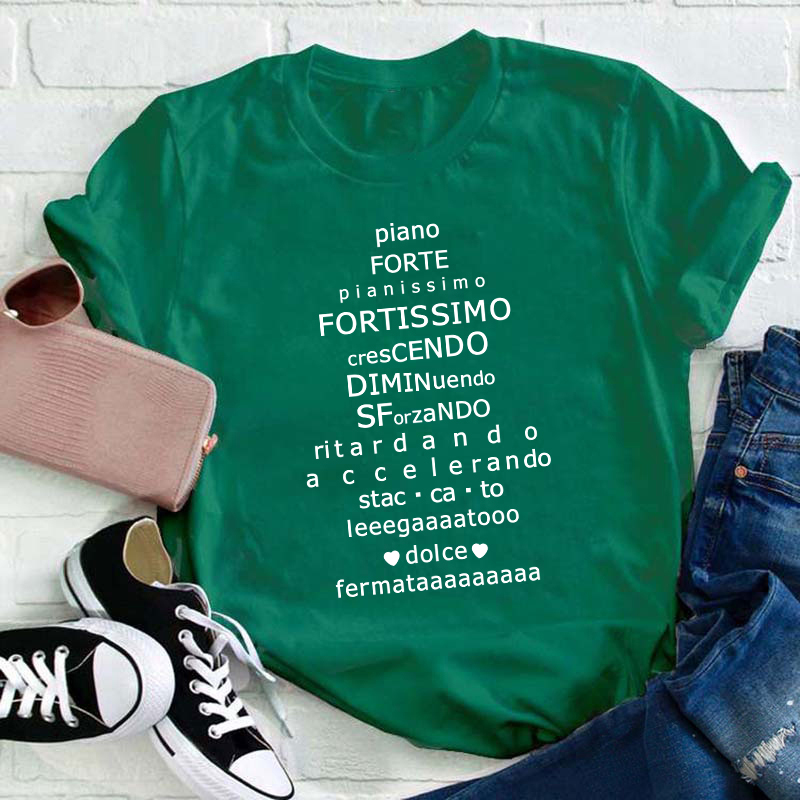 A Mini Lesson In Music Terms Teacher T-Shirt