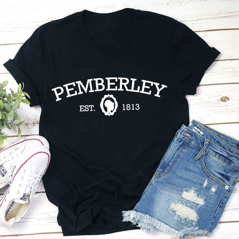 Pemberley EST 1813 Teacher T-Shirt Sale-Teachersgram