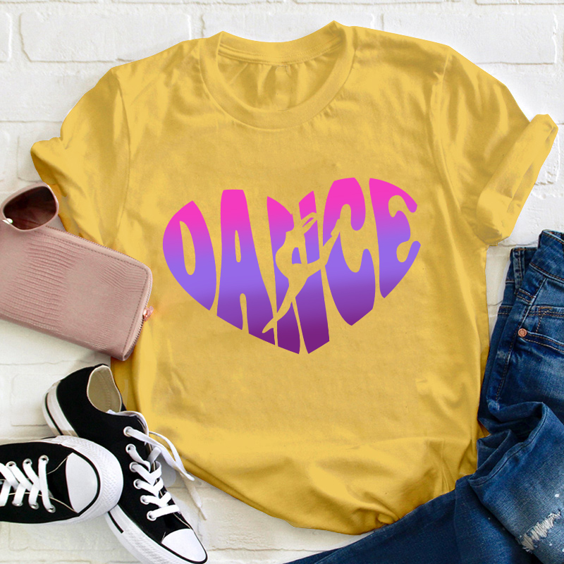 Purple Laser Dance Teacher T-Shirt