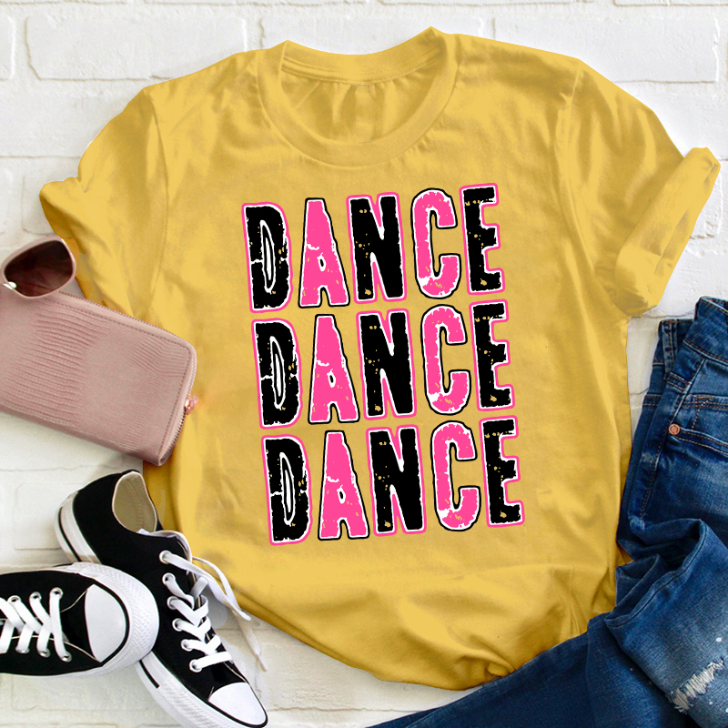 Dance Hot Pink Teacher T-Shirt
