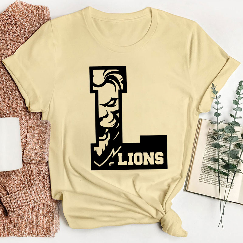 Personalized Sports Fan Team Mascot Teacher T-Shirt