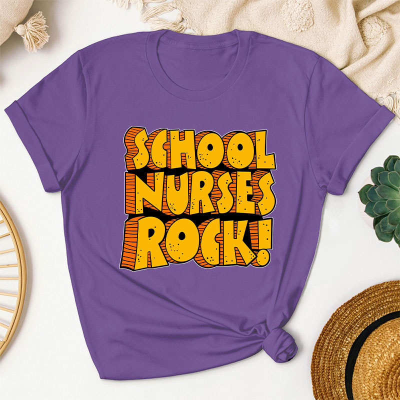 School Nurses Rock T-Shirt