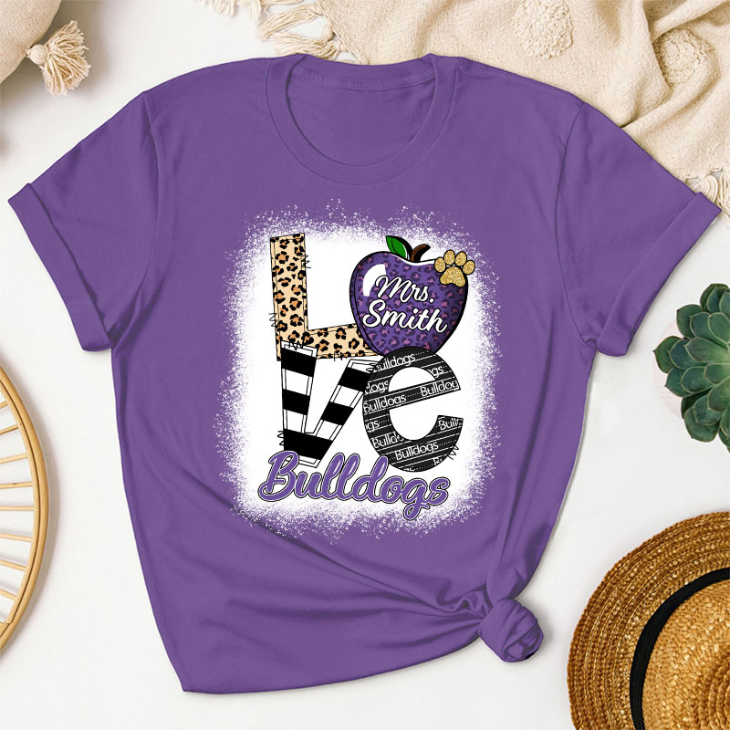 Personalized I Will Always Love Our Team Teacher T-Shirt