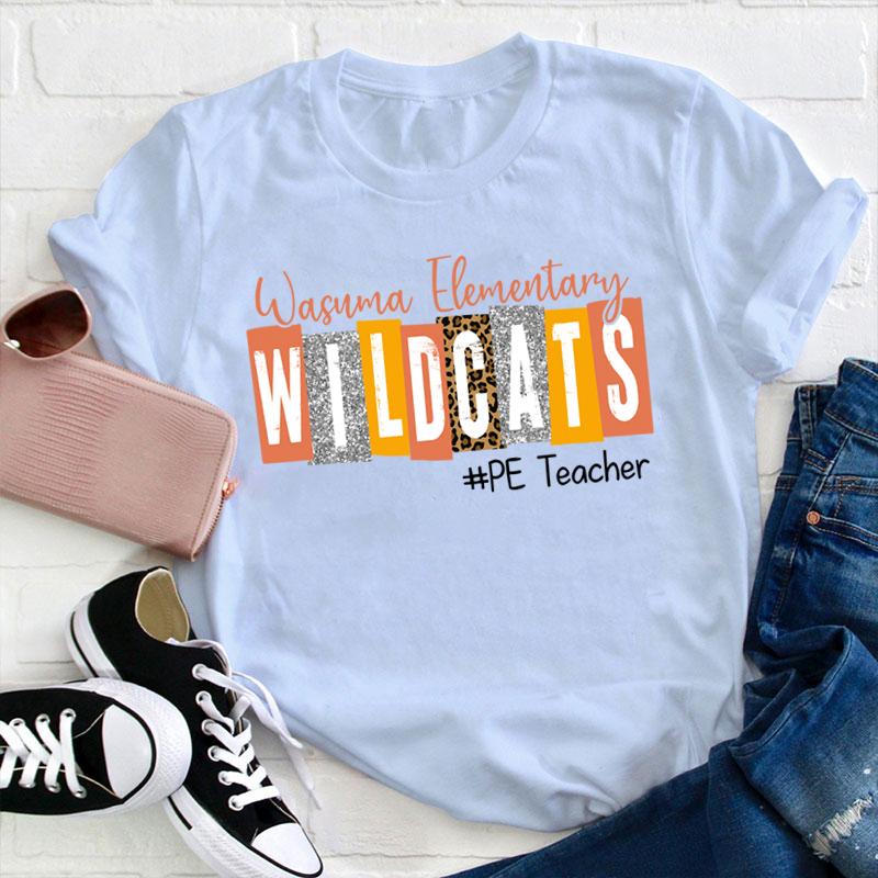 Personalized School Spirit Cheer For You Teacher T-Shirt