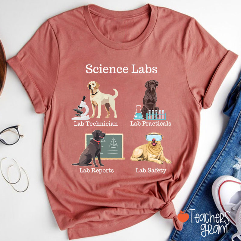 Labrador Retriever Science Lab Teacher T-Shirt