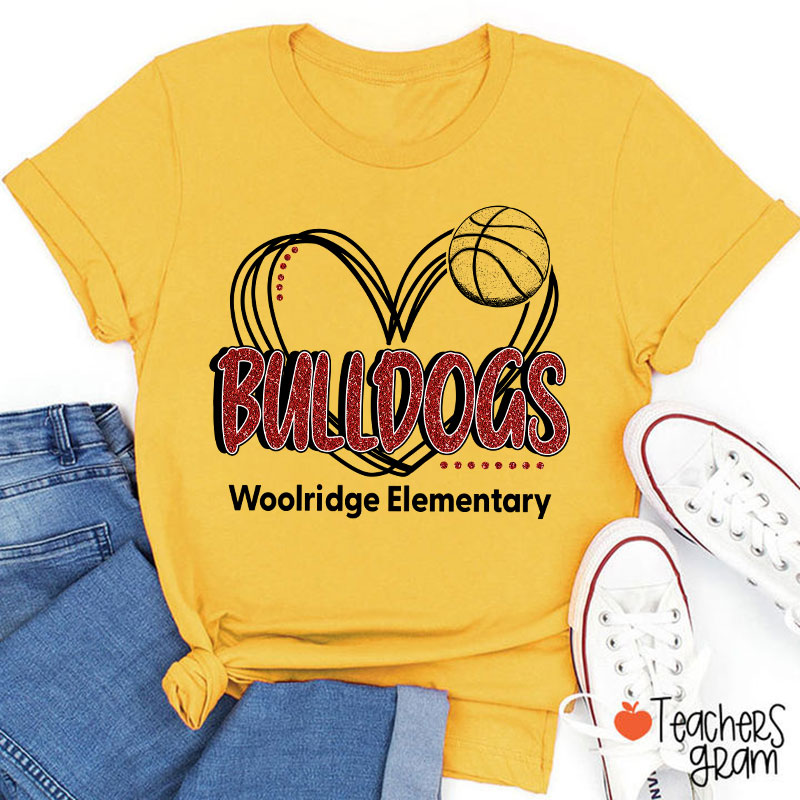 Personalized Mascot And Sport Game Day Teacher T-Shirt