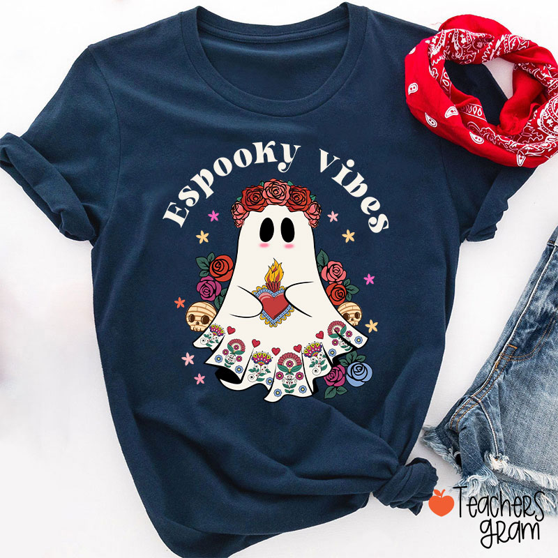 Espooky Vibes Spanish Teacher T-Shirt