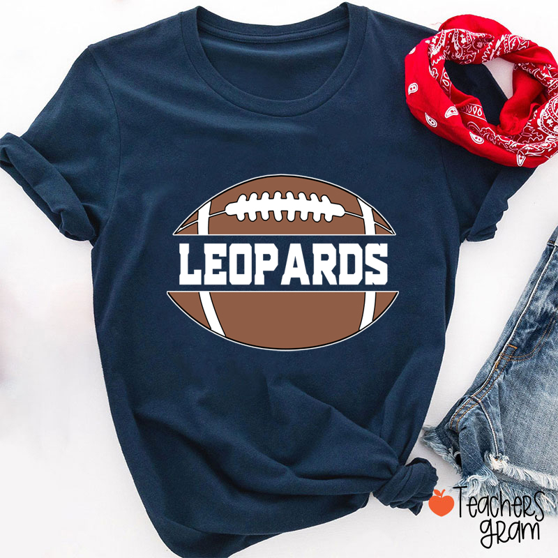 Personalized Sport And Text Game Day Teacher T-Shirt