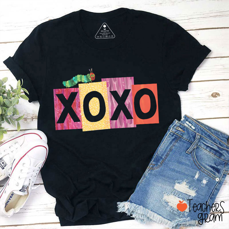 Xoxo Caterpillar Teacher T-Shirt