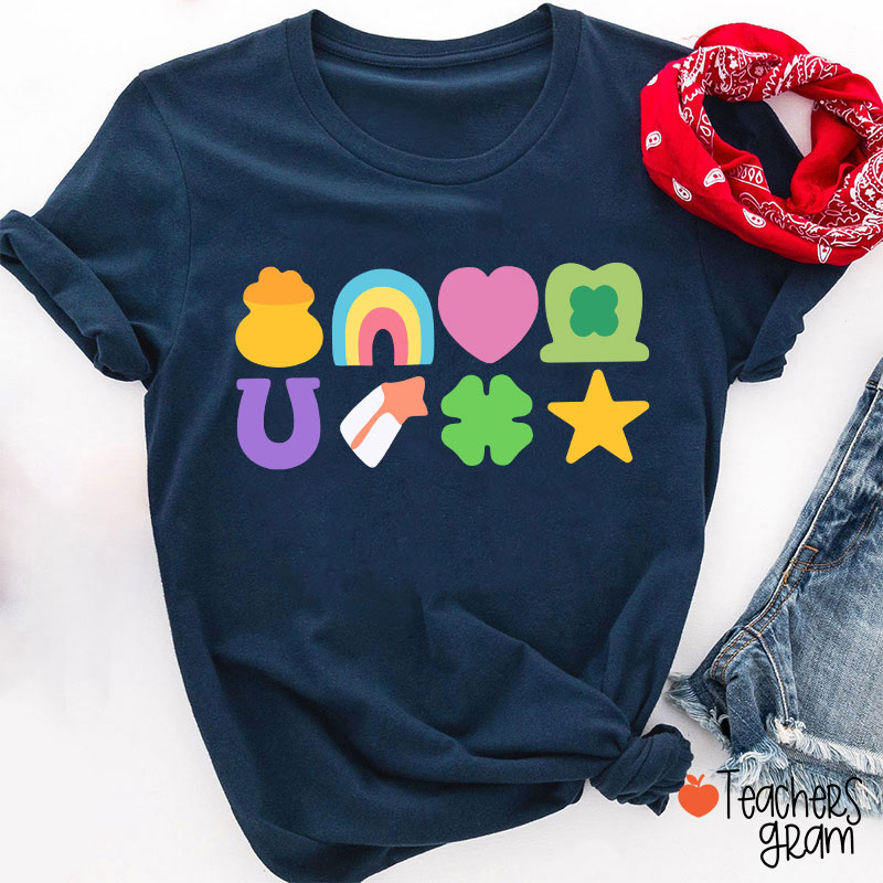 Lucky St Patricks Day Teacher T-Shirt