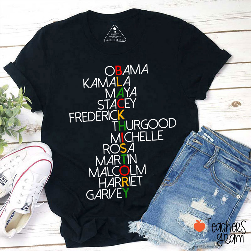 They are Black History Teacher T-Shirt