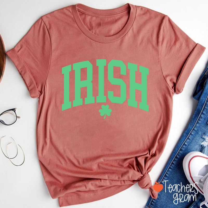 Irish Shamrock St Patricks Day Teacher T-Shirt
