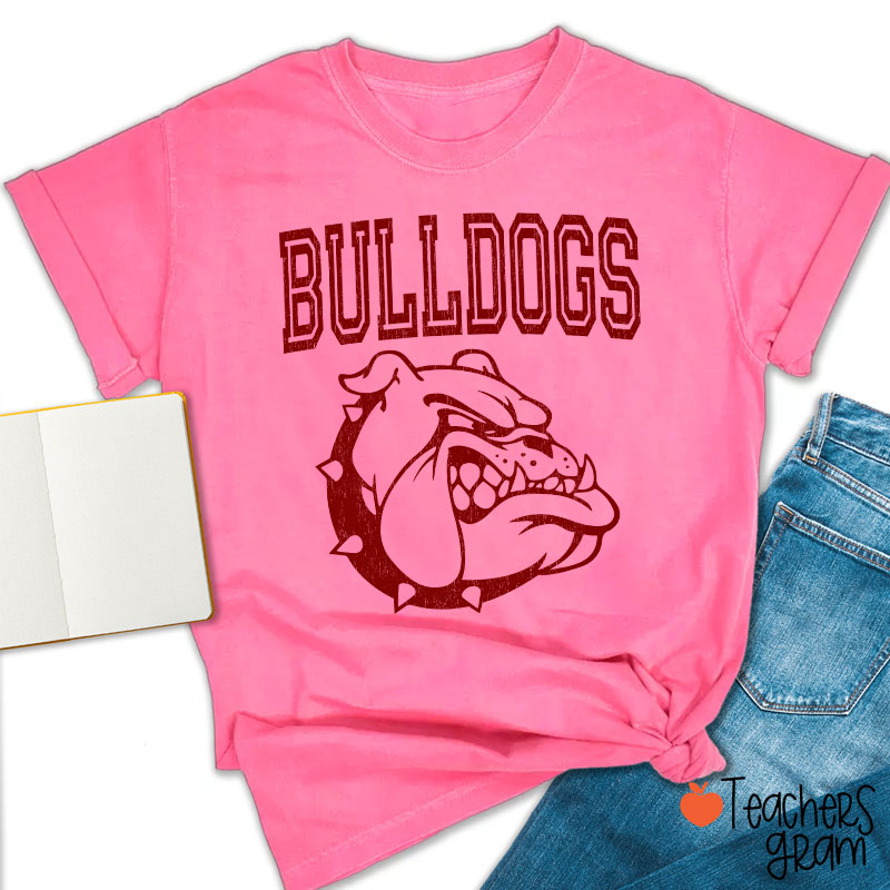 Personalized Mascot Comfort Colors School Spirit Teacher T-Shirt