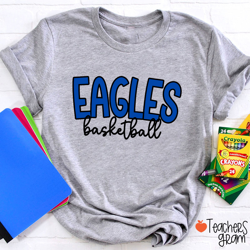 Personalized Mascot And Sport School Spirit Teacher T-Shirt