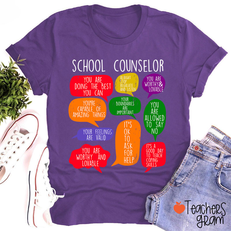 School Counselor Teacher T-Shirt