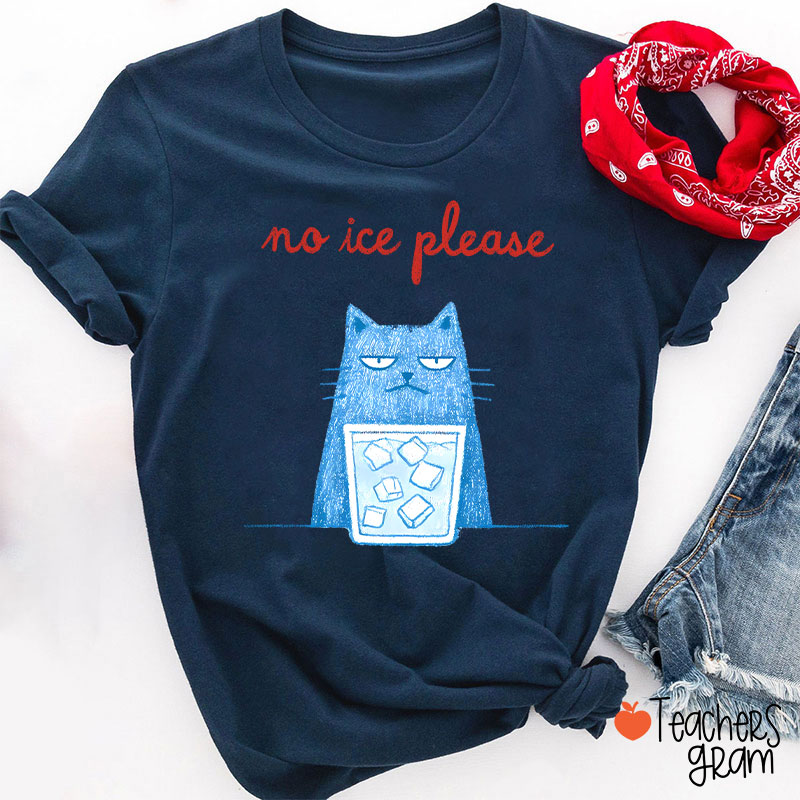 No Ice Please Teacher T-Shirt
