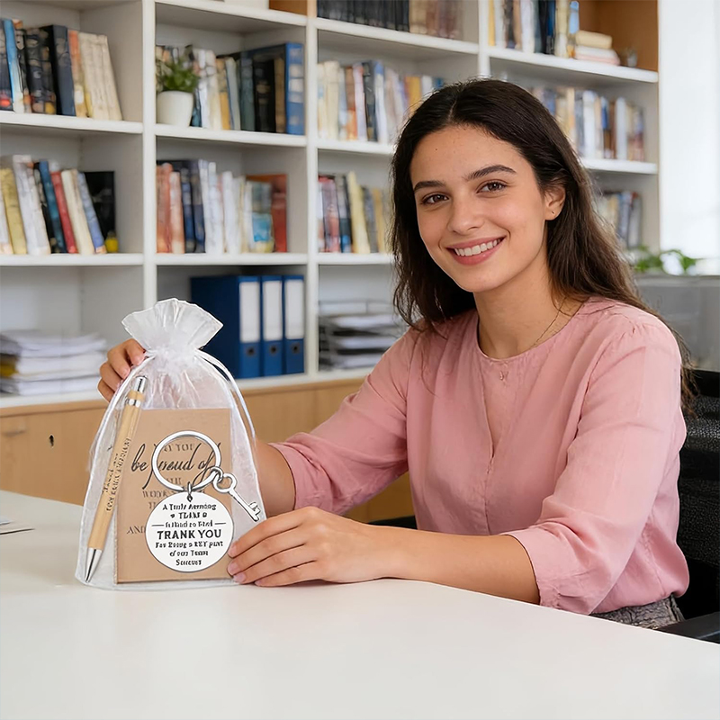 Inspirational Quotes Notebook Keychain Set