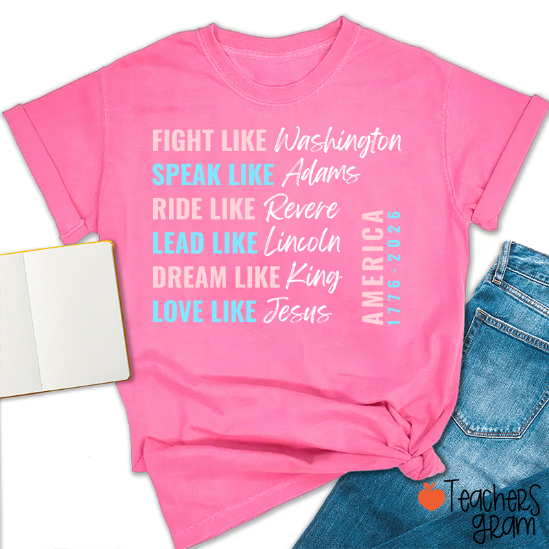 Fight Like Washington Teacher T-Shirt