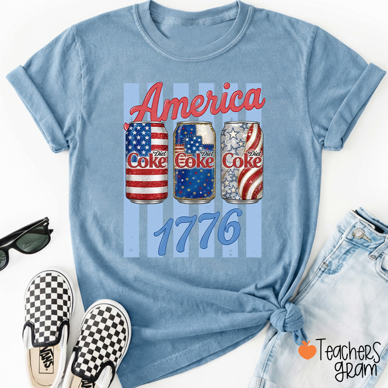 America 1776 Coke Teacher T-Shirt