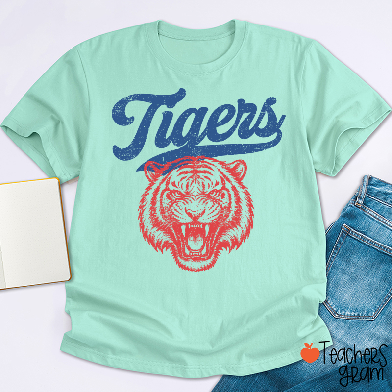 Personalized Mascot Team Name Teacher T-Shirt