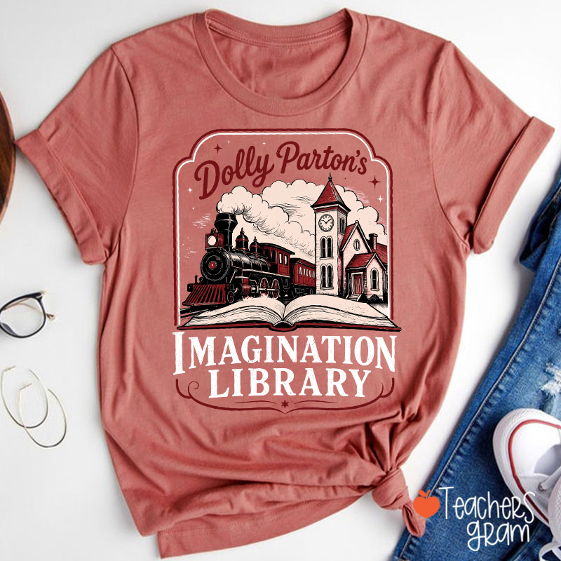 Dolly Parton's Imagination Library Teacher T‑Shirt