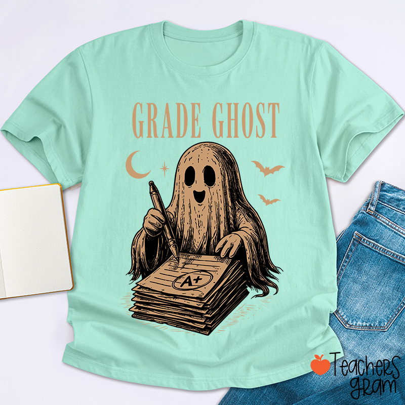 Personalized School Staff Vintage Halloween Vibes Teacher T-Shirt