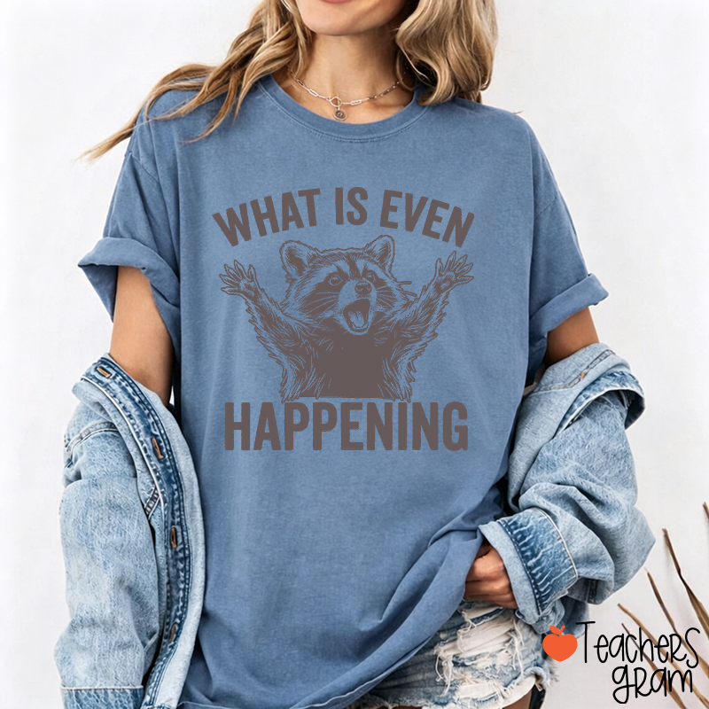 What Is Even Happening Teacher T-Shirt