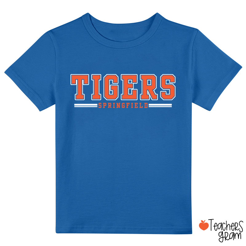 Personalized Mascot And Team Name School Spirit Class T-Shirt