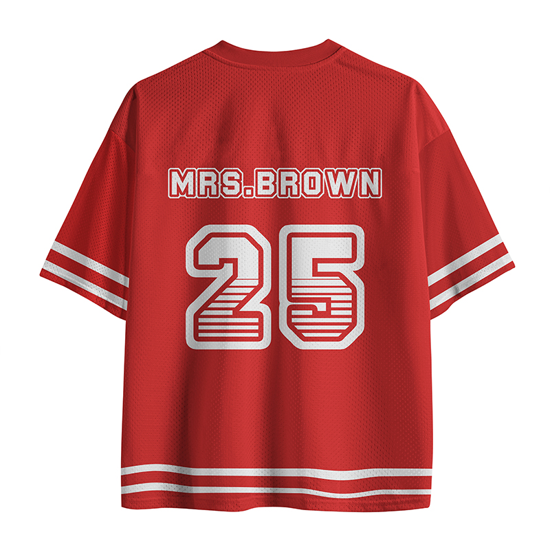 Personalized Grade Crew Team Teacher Mesh Jersey