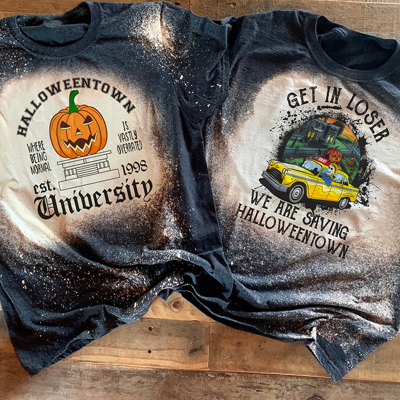 Halloweentown Get in Losers Teacher Printed T-Shirt