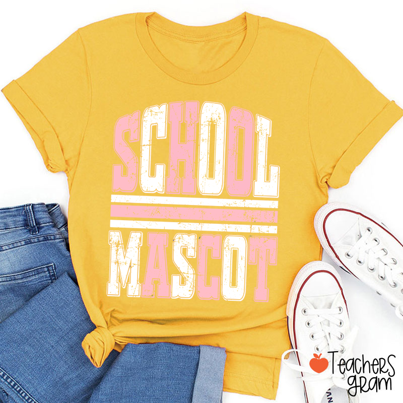 Personalized Sport Distressed Striped Teacher T-Shirt