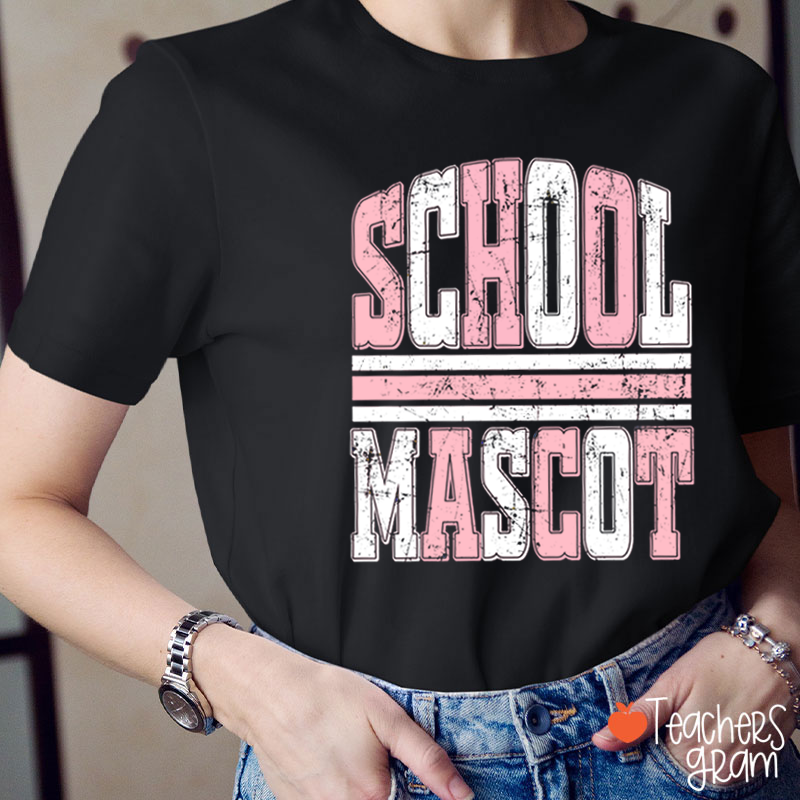 Personalized Sport Distressed Striped Teacher T-Shirt