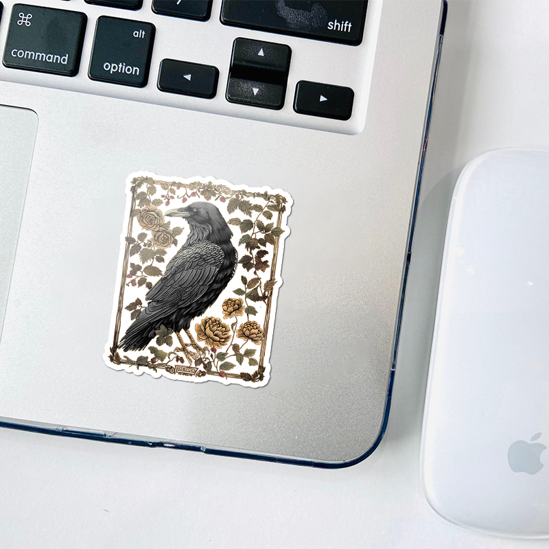 Dark Academia Raven Teacher Stickers