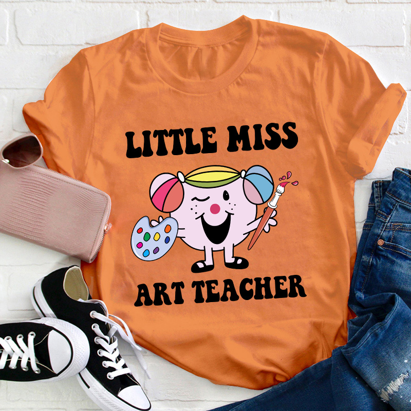 Little Miss Art Teacher T-Shirt