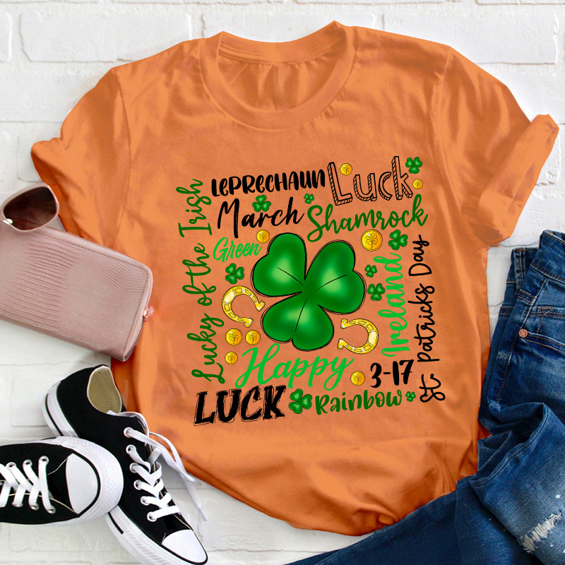 Happy St Patrick's Day Teacher T-Shirt