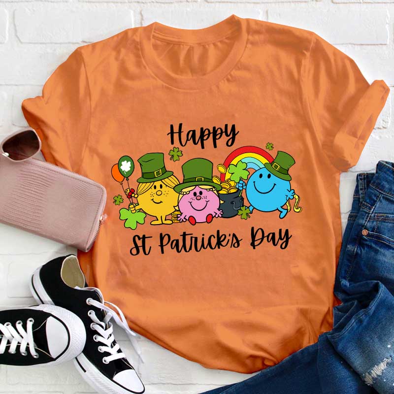 Happy Saint Patrick's Day Teacher T-Shirt