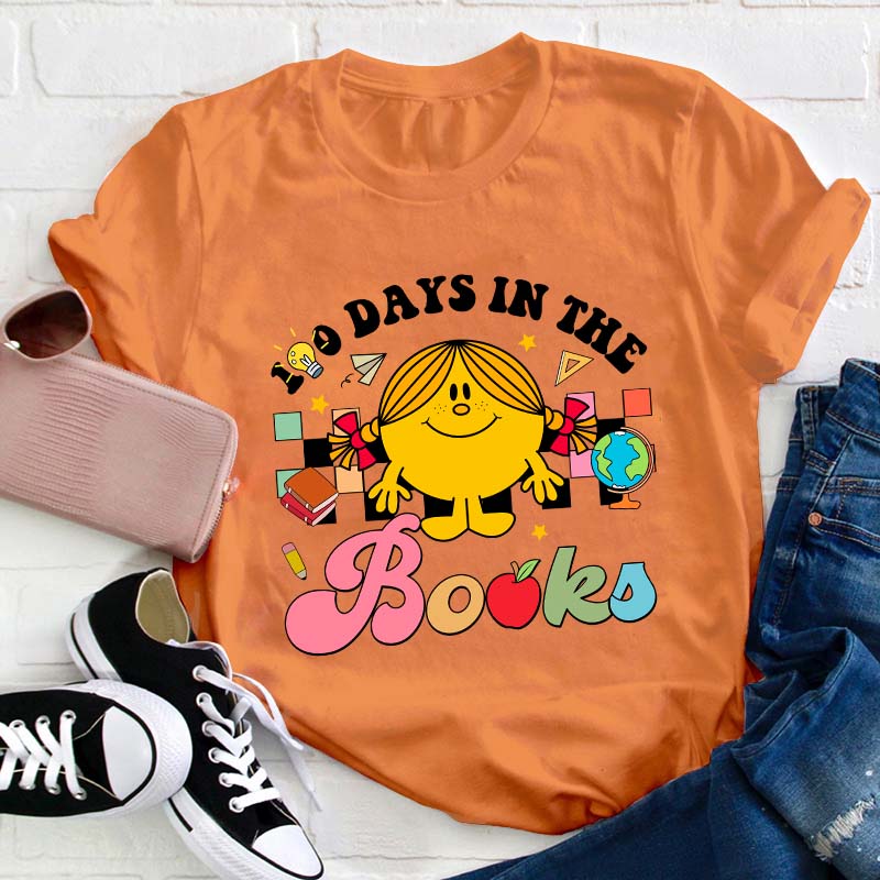 100 Days In The Books Teacher T-Shirt