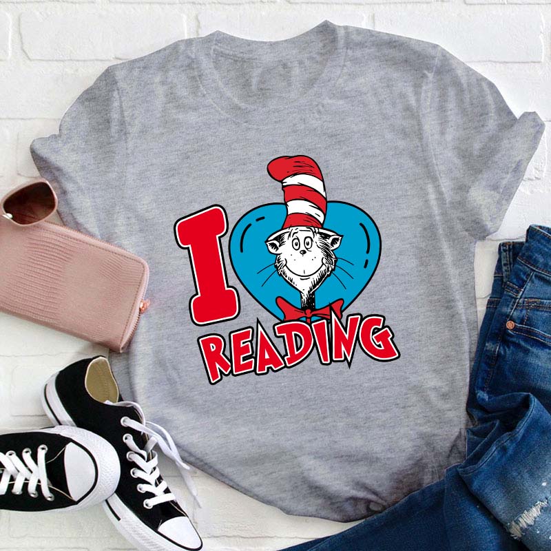 I Love Reading Teacher T-Shirt